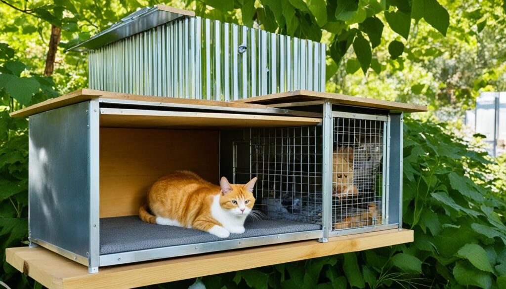 schronienie dla kotów bezdomnych